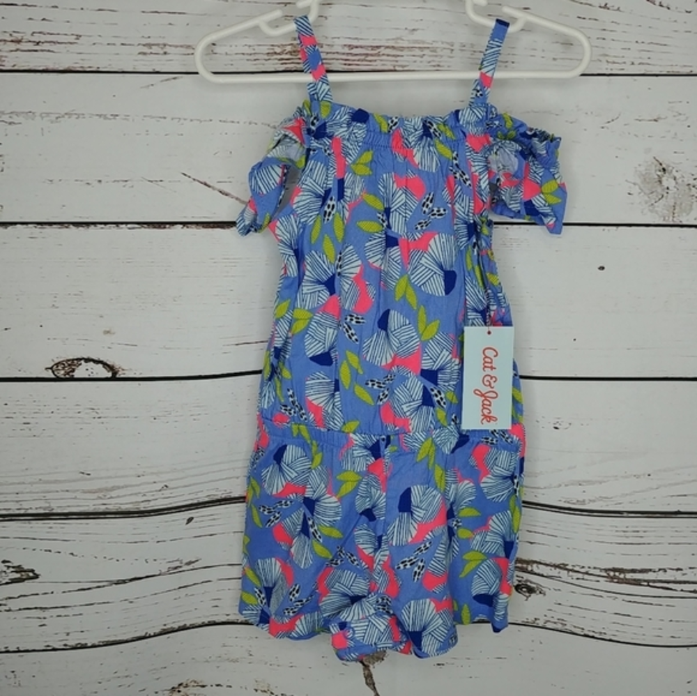 Cat & Jack‎ Blue Shorts Romper